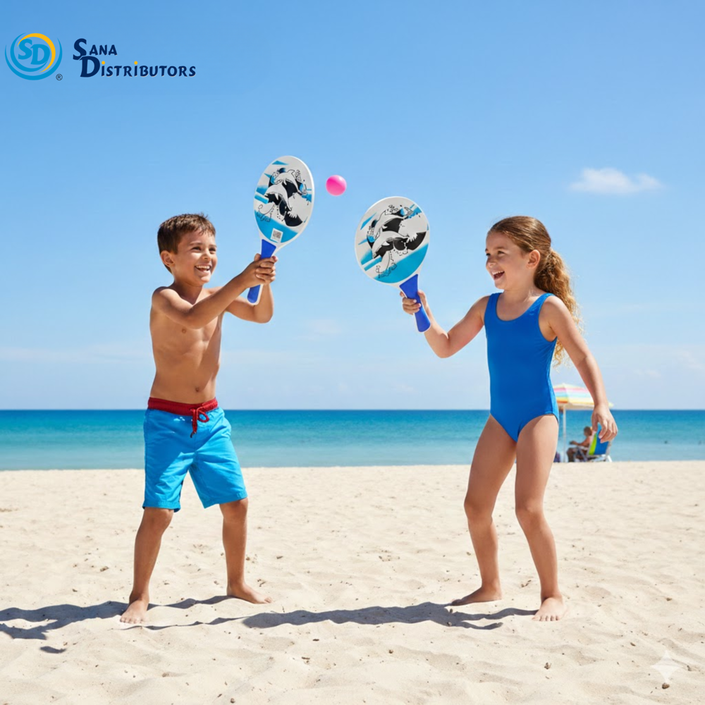 Beach Paddle Ball Set 13"