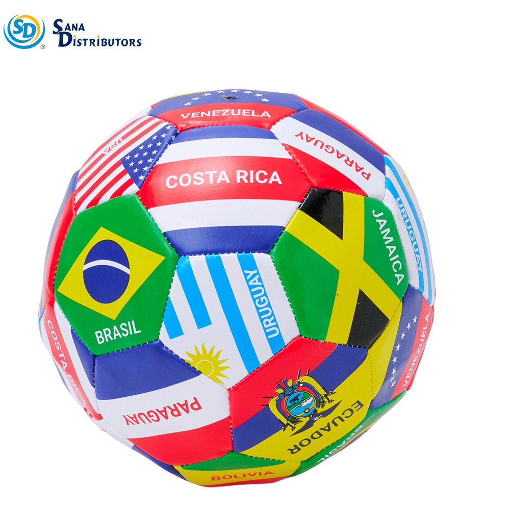Soccer Ball Country Flag 9"