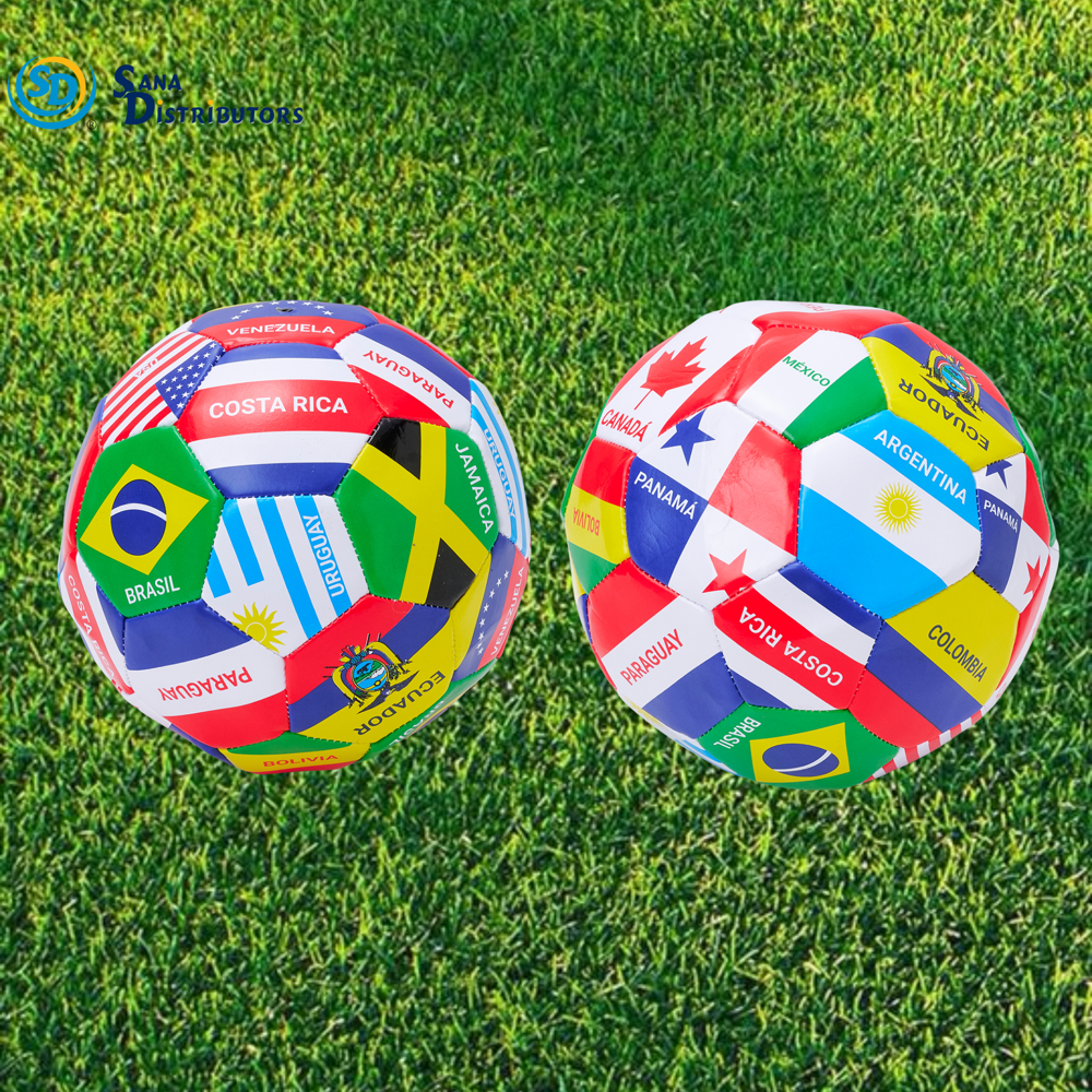 Soccer Ball Country Flag 9"