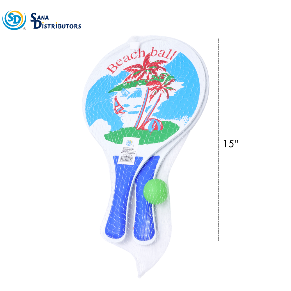 Beach Paddle Ball Set 15"