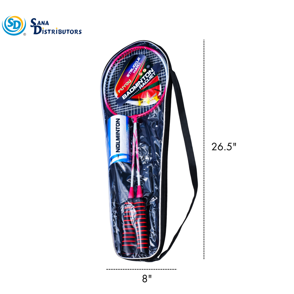 Badminton Racket with Shuttle Cock 28"