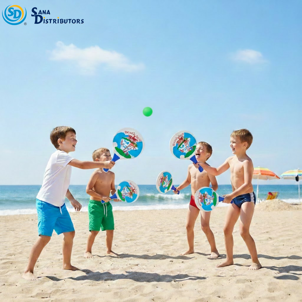 Beach Paddle Ball Set 15"