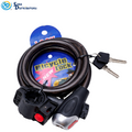 Sd Heavy Duty Cable Lock W/ 2 Keys 38.5"