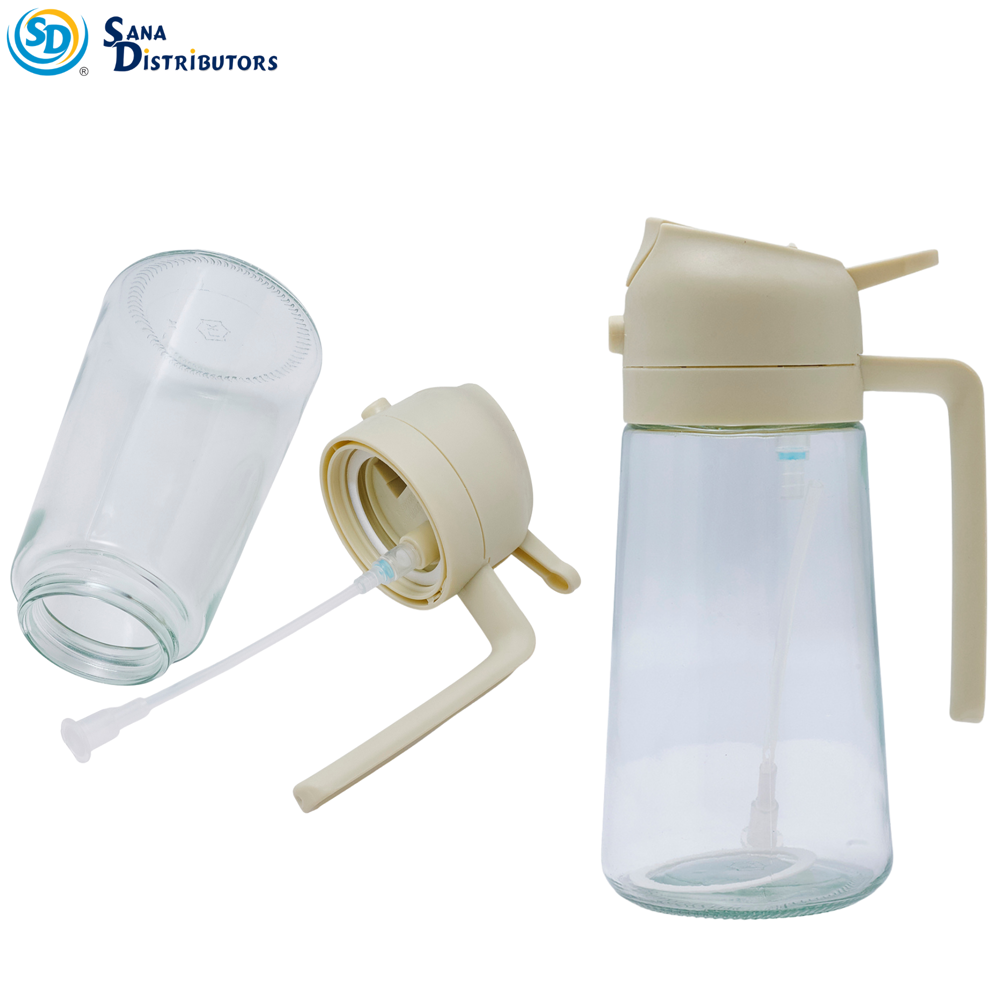 Oil Bottle Sprayable & Pourable 8"x3.5"
