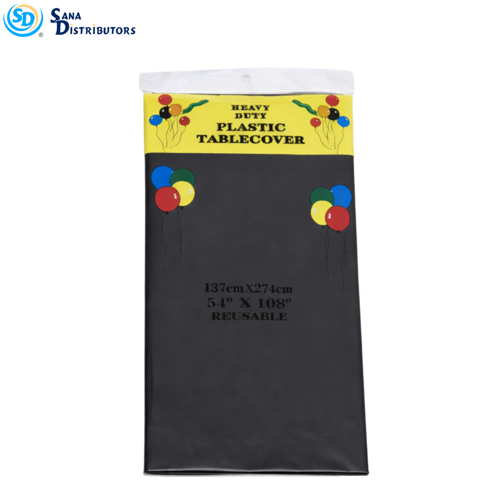 Table Cover Heavy Duty - Round 84" 1pc - Assorted Colours