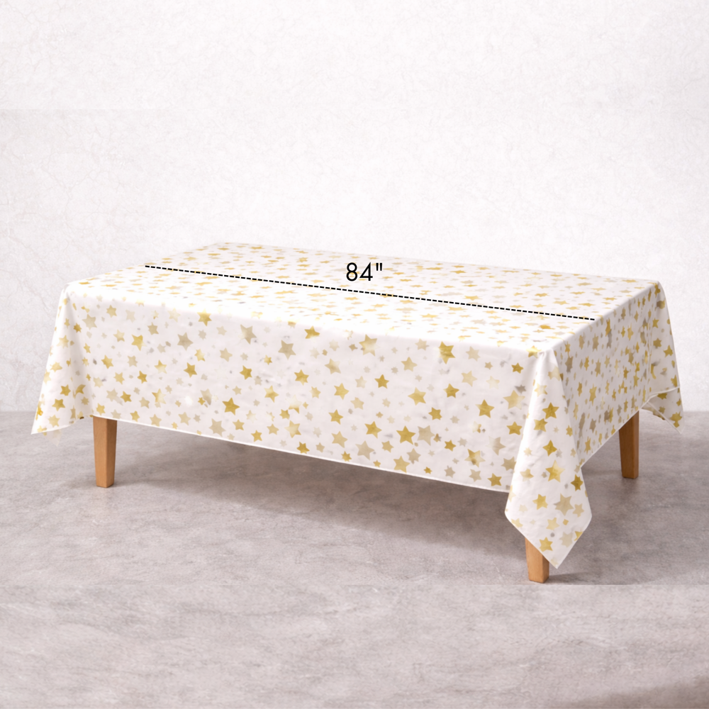 Table Cloth 54" x 108" Star White
