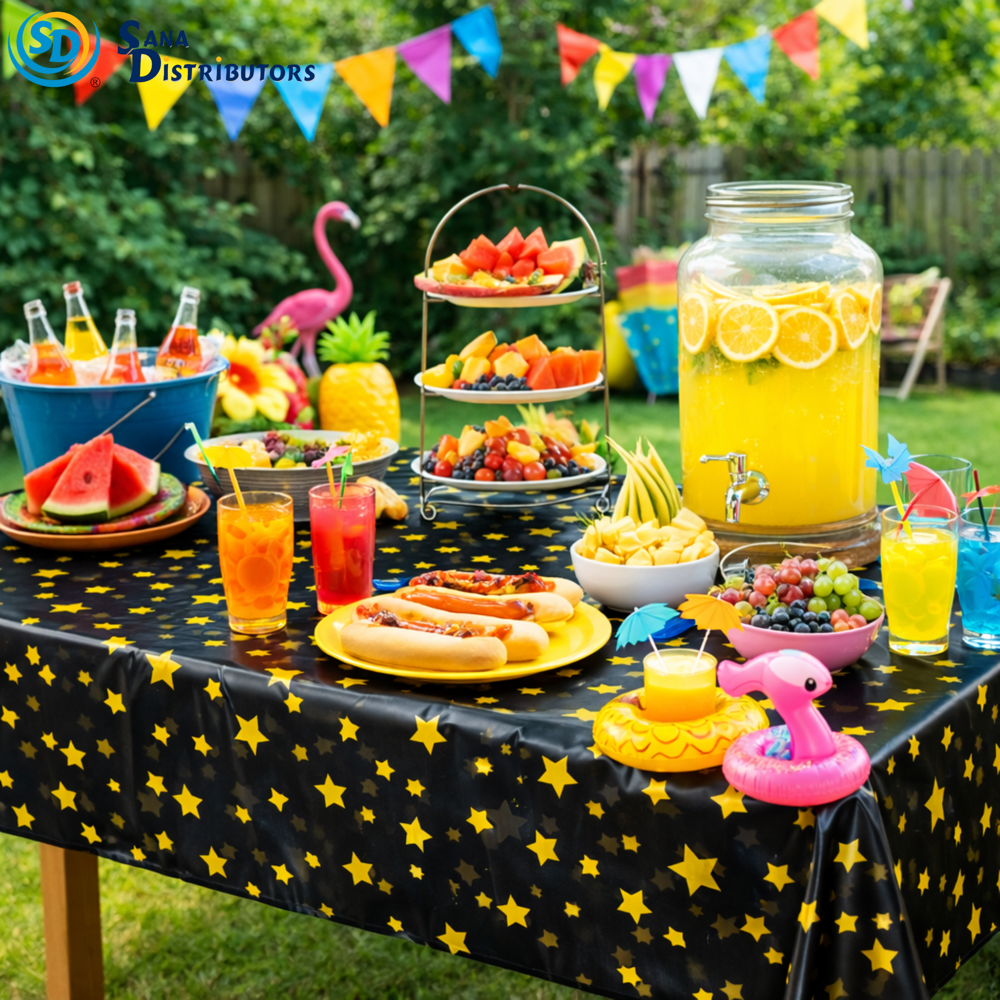 Plastic Table Cloth 54" x 108"