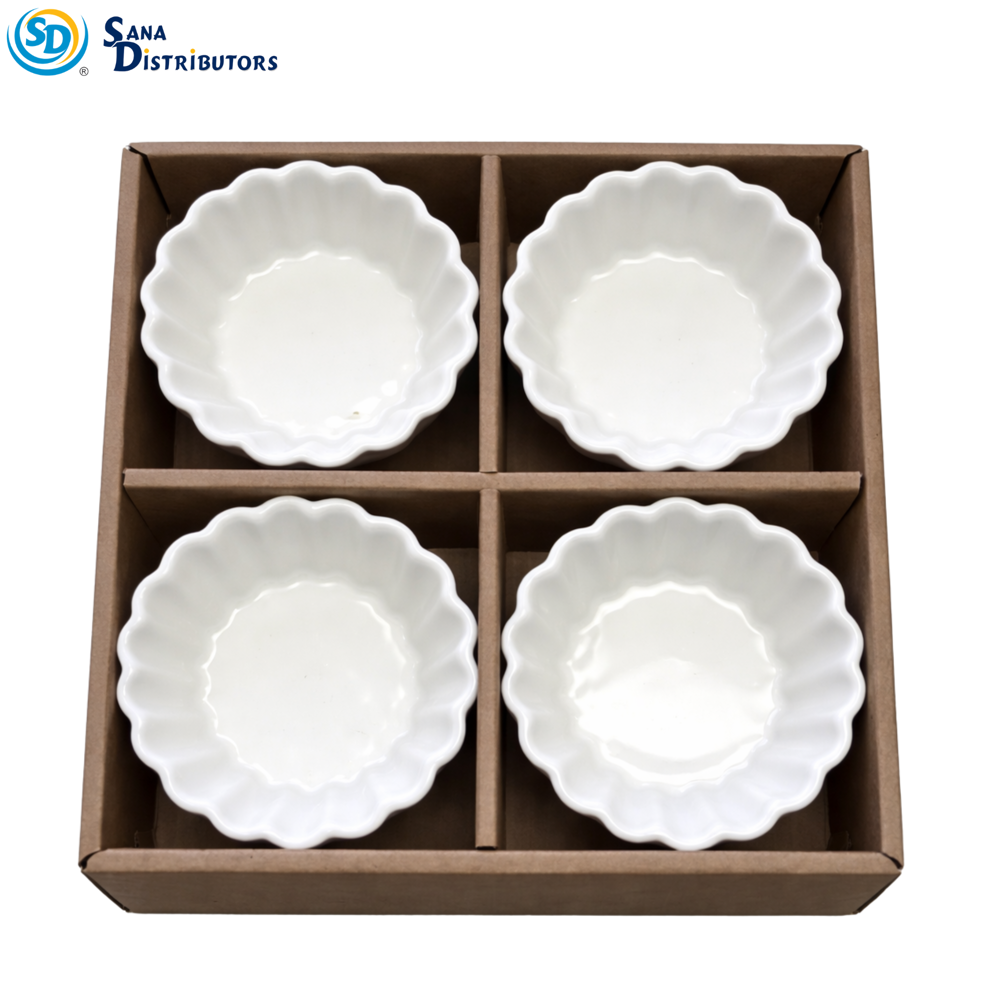 Porcelain Bowl Set of 4 (Round) 8"