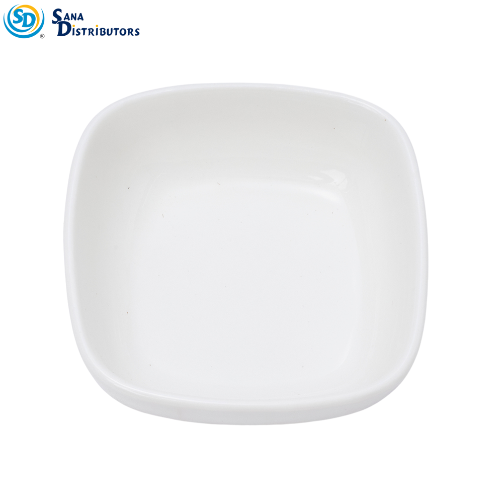 Porcelain Bowl Set of 4 (Square) 8.5"