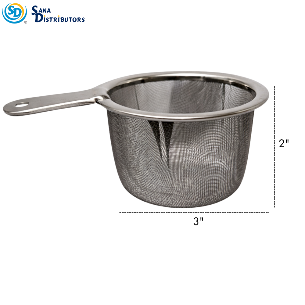 Stainless Steel Tea Strainer 3"