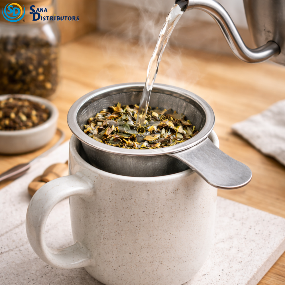 Stainless Steel Tea Strainer 3"