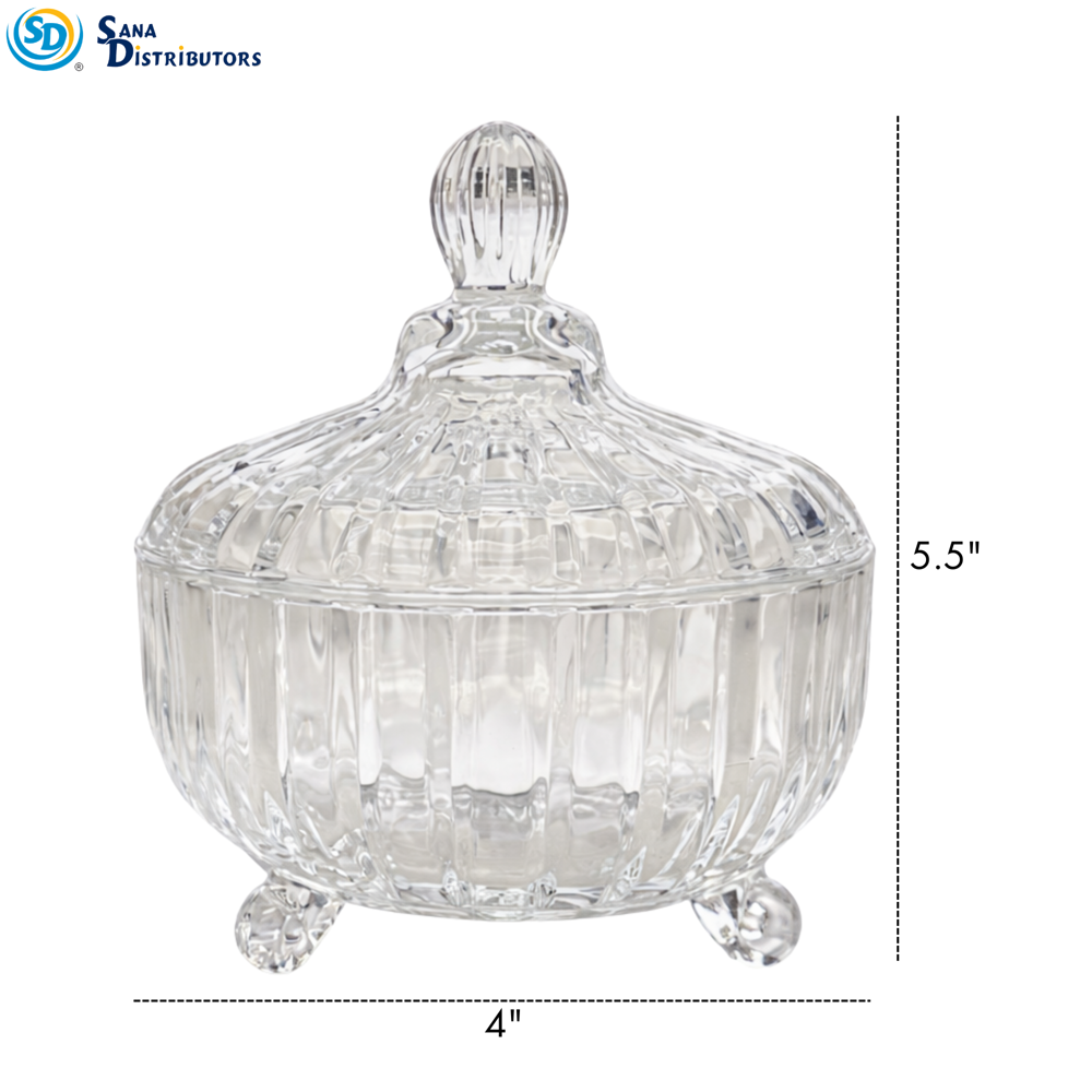 Glass Candy Dish 3"