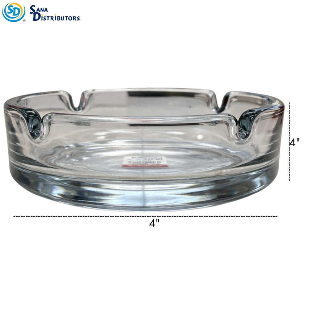 Glass Ashtray 4.5"