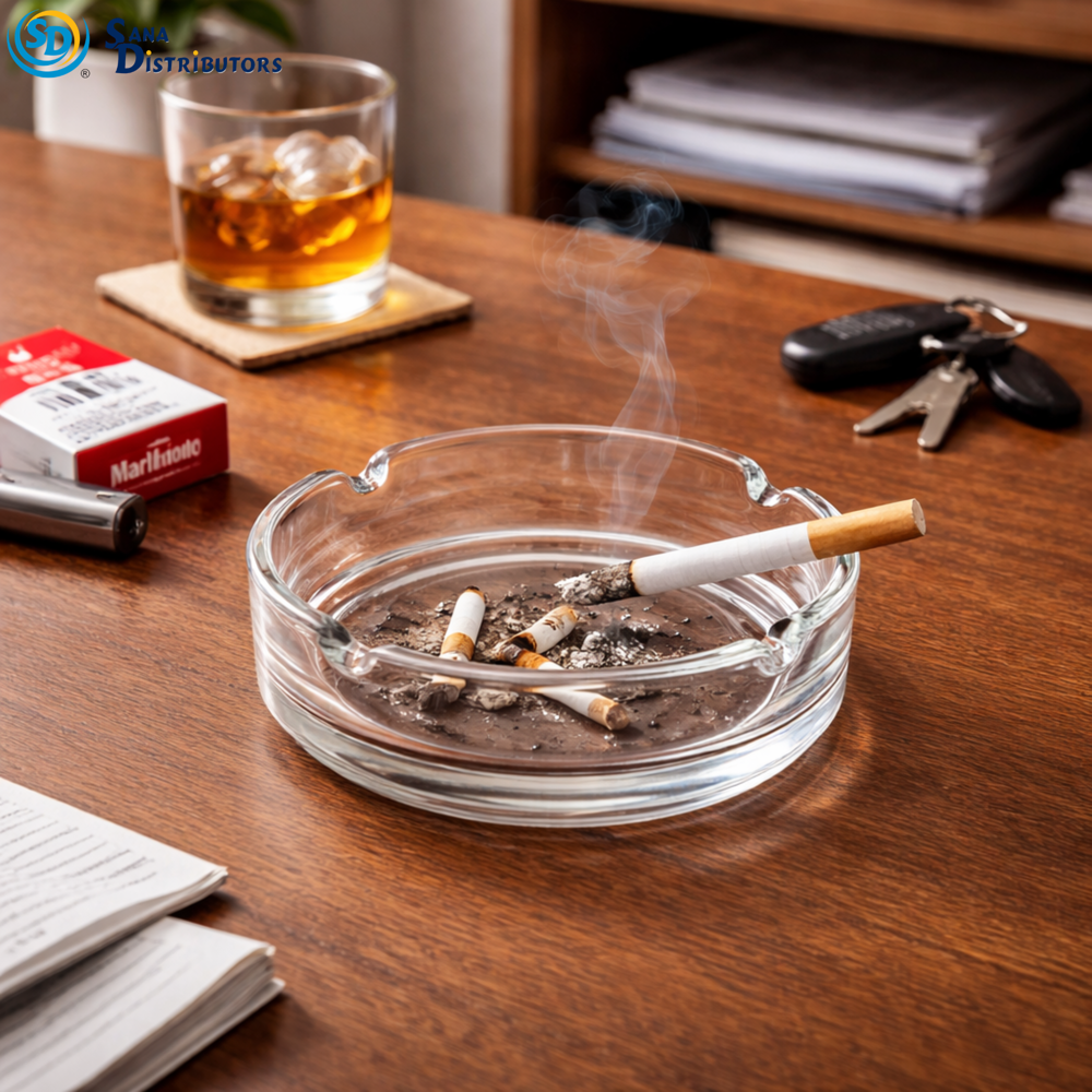 Glass Ashtray 4.5"