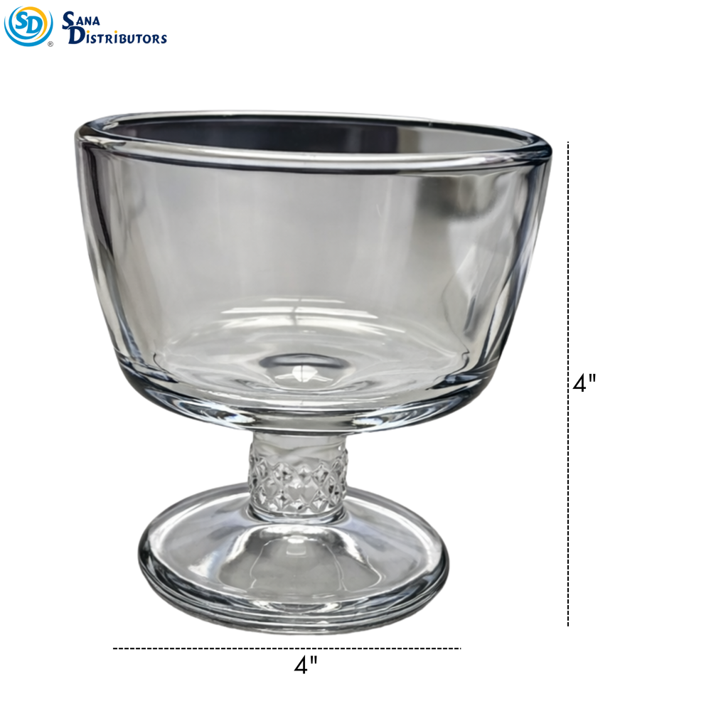 Glass Bowl Set 6pcs 10" x4"