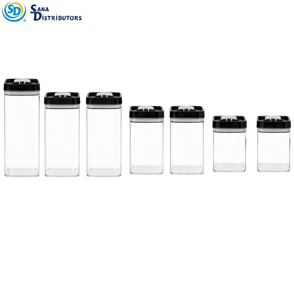 Plastic Food Storage Container 7pcs 16"x12"