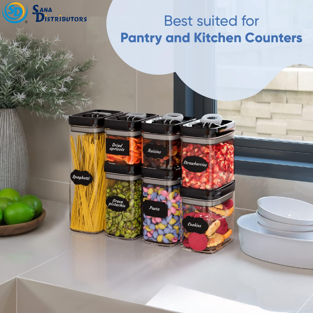 Plastic Food Storage Container 7pcs 16"x12"