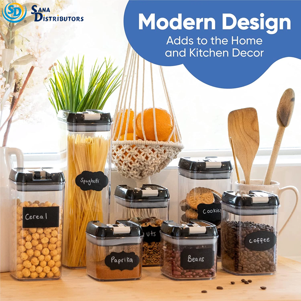 Plastic Food Storage Container 7pcs 16"x12"