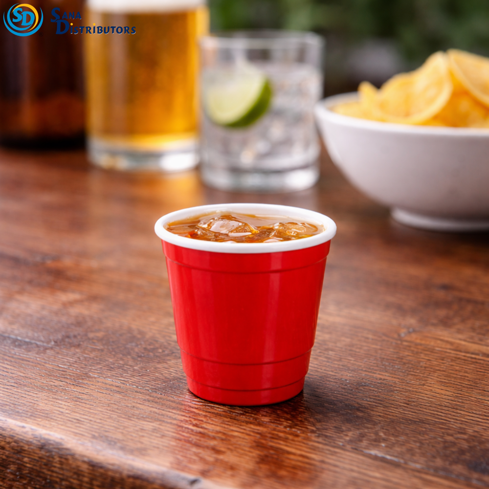 Plastic Shot Cups 2 oz 20pcs 2"