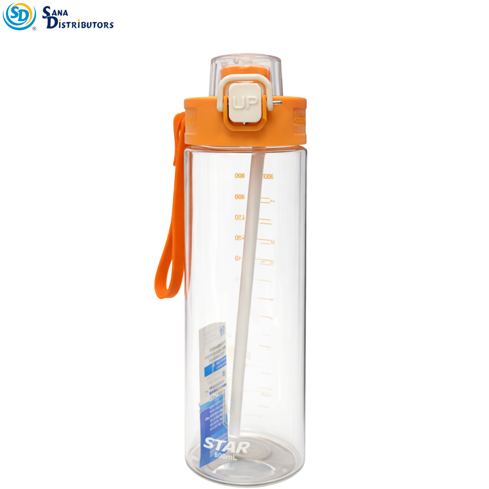 Plastic Water Bottle 800 mL 10"