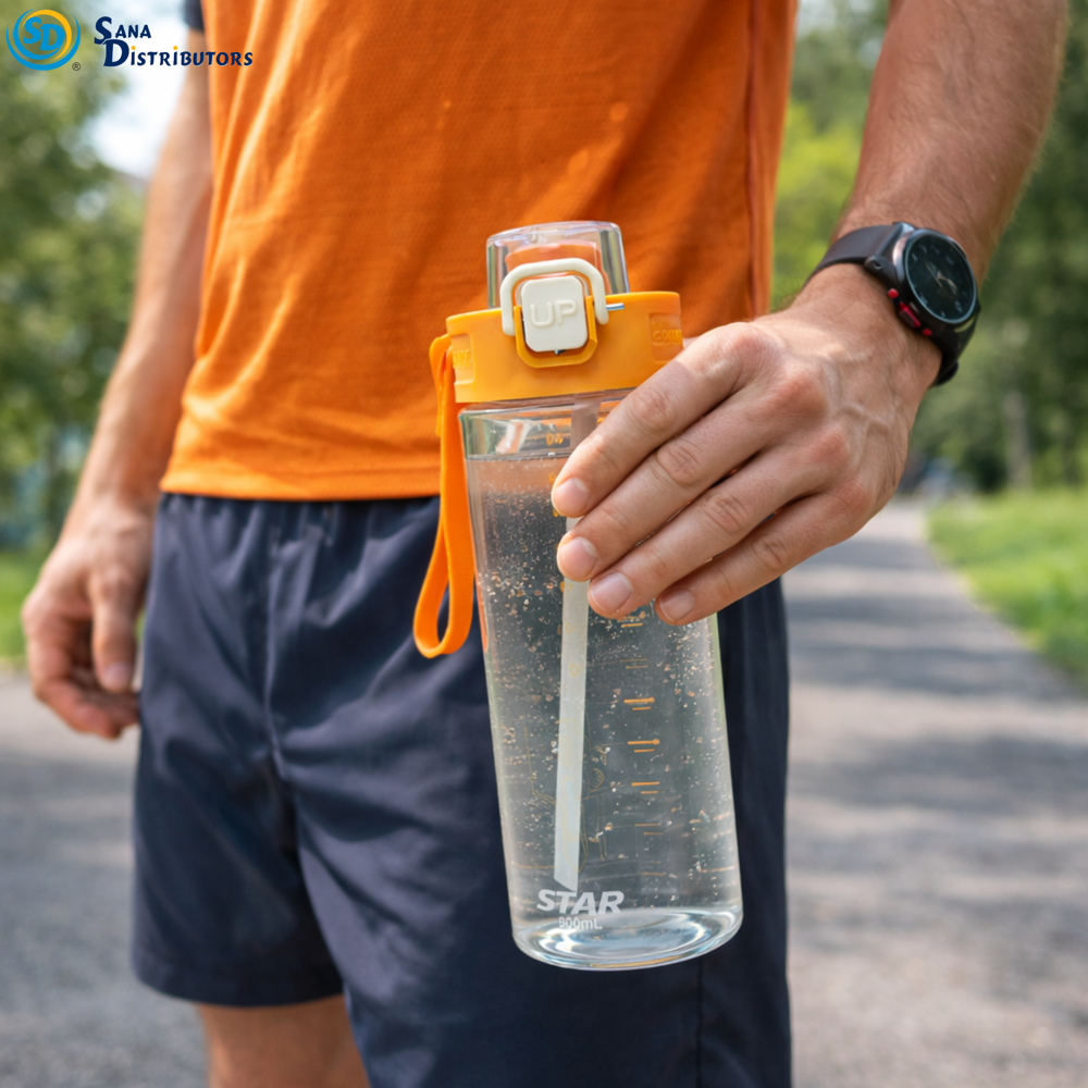 Plastic Water Bottle 800 mL 10"