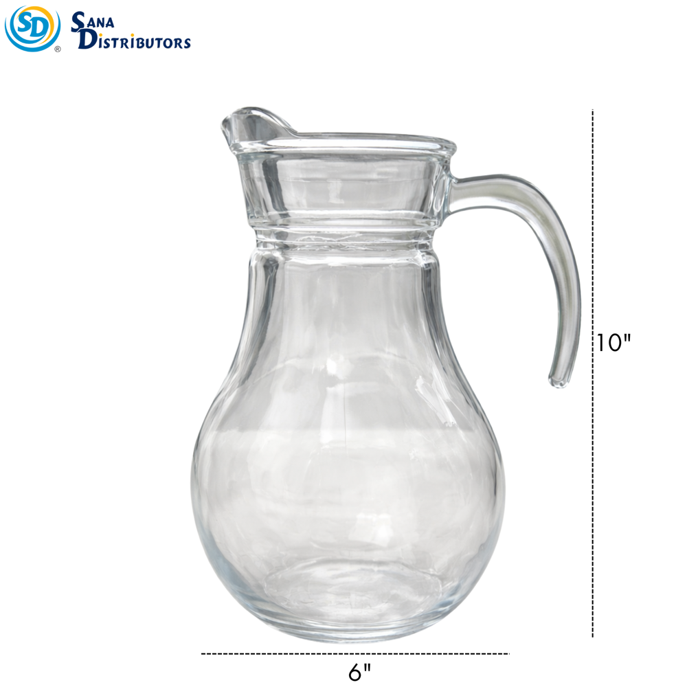Glass Jug 1800 mL 10"