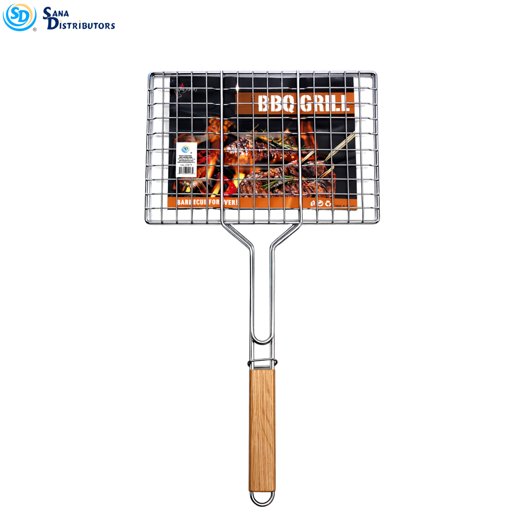 Bbq Grill Basket 13.5"x9.5"x13"