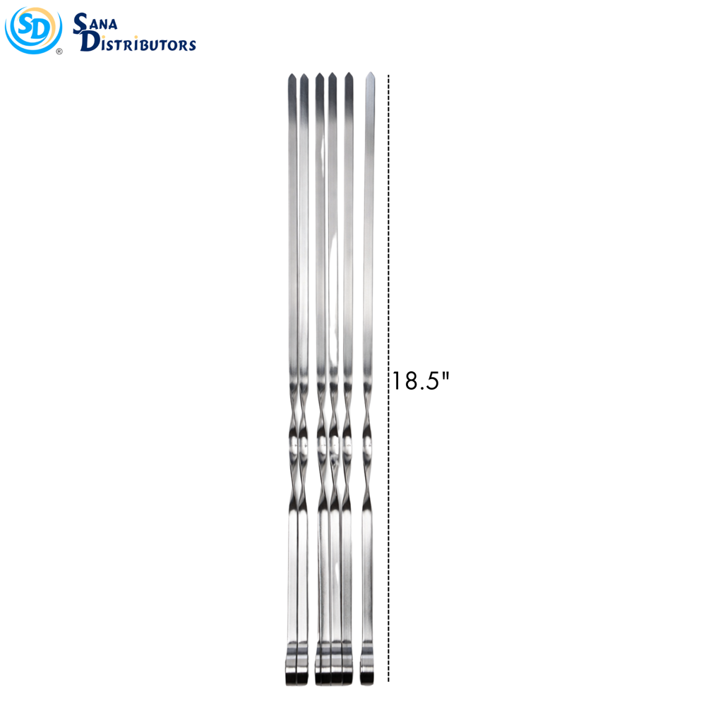 Bbq Skewers 18.5" 6pcs
