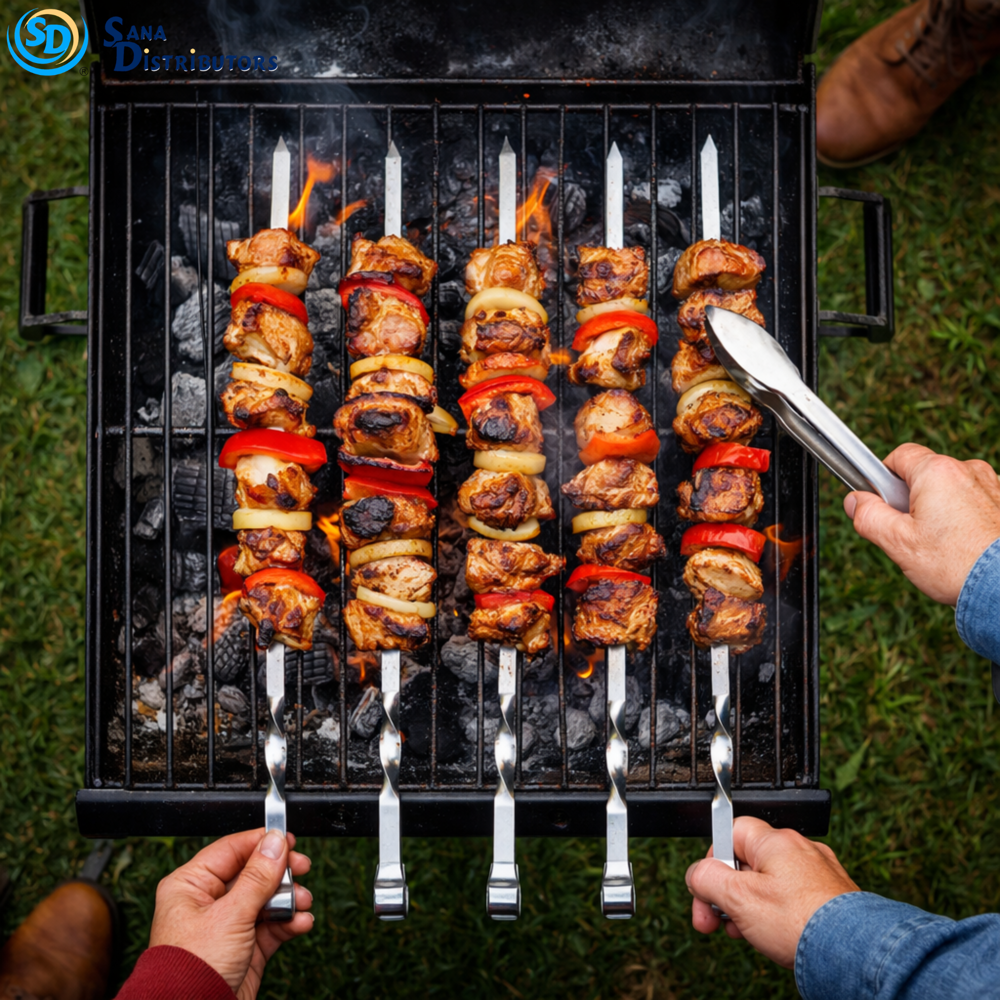 Bbq Skewers 18.5" 6pcs