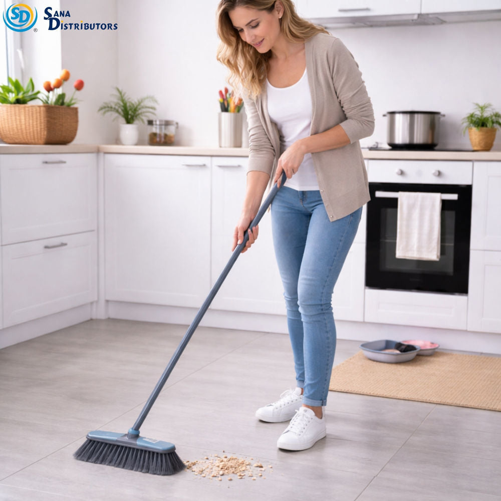 Plastic Broom 47"