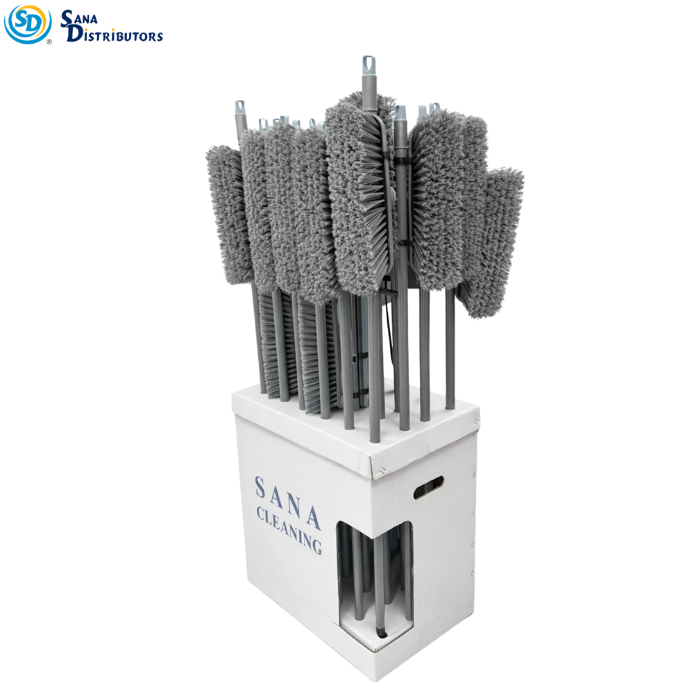 Plastic Broom Display 24pcs ($3.99 per Unit)