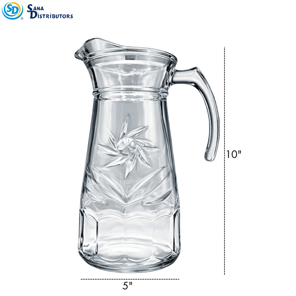 Glass Jug 1500 mL 9"