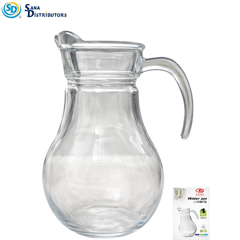 Glass Jug 1800 mL 10"