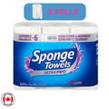 Sponge Towels Paper Towel Ultra 2-ply 3 Double Rolls x 98 Sheets ($39.92for Case of 8pcs)