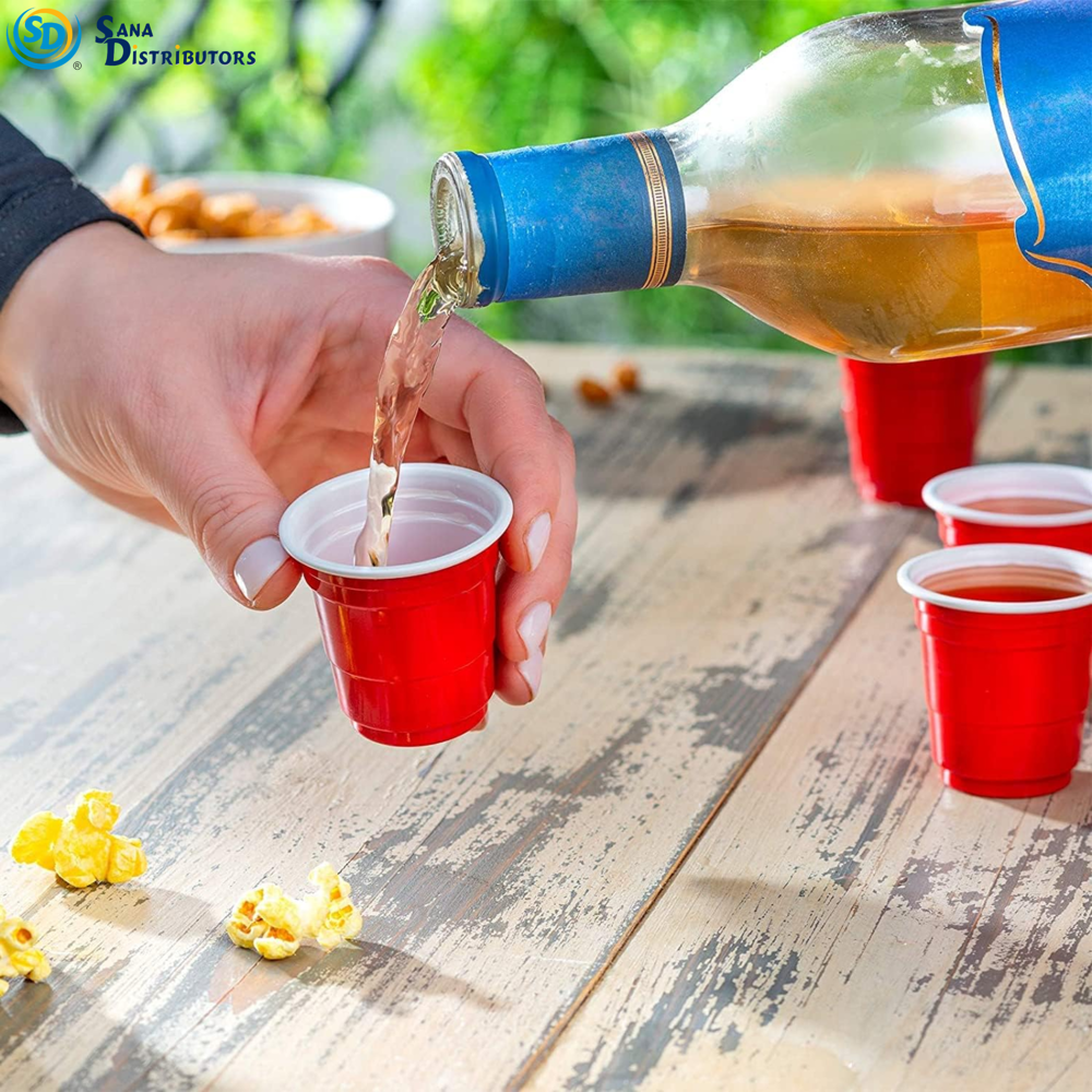 Plastic Shot Cups 2 oz 20pcs 2"