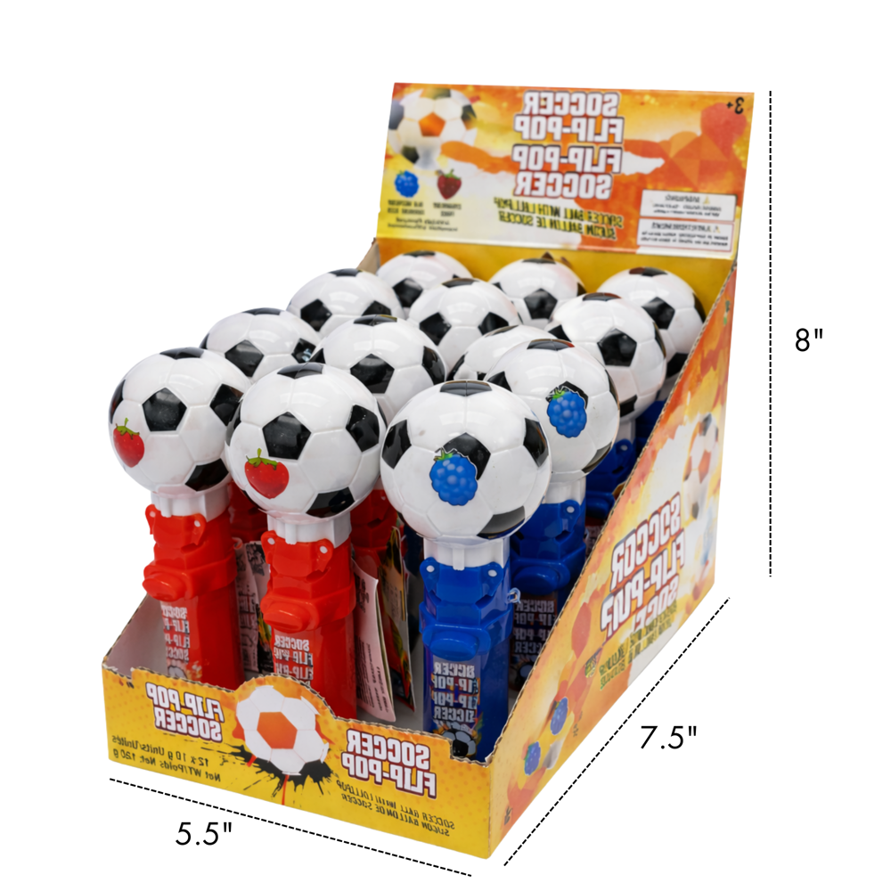 Soccer Flip-pop 10 g 12pcs ($19.80 for 12pcs) [exp:12/28]