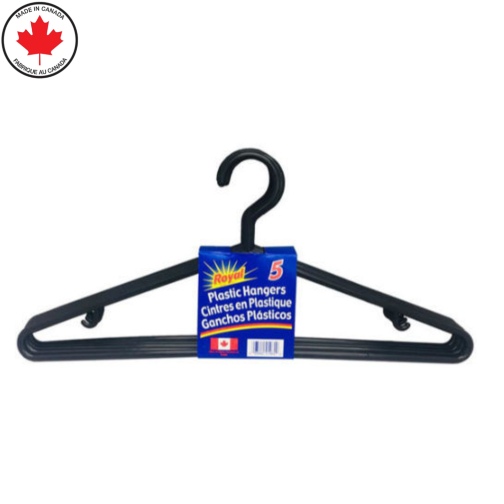 Royal Plastic Hangers 5pcs