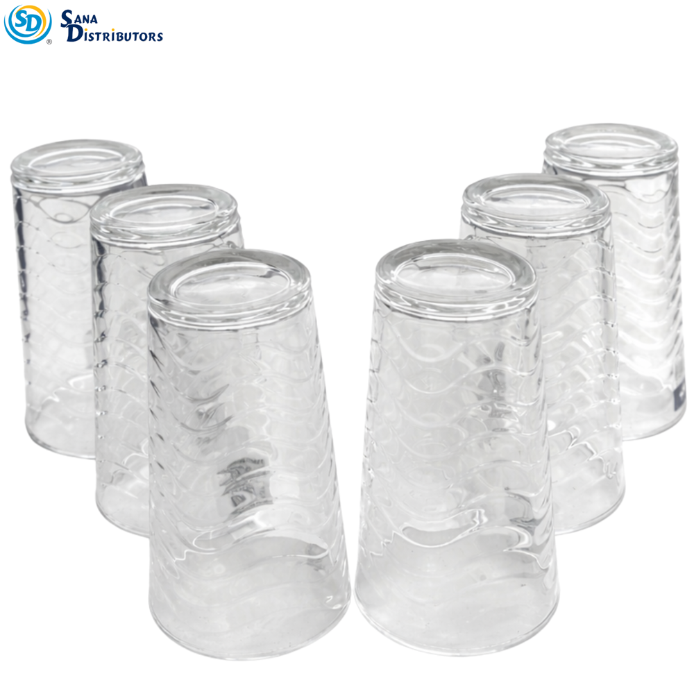 Drinking Glass 6pcs 5.5"