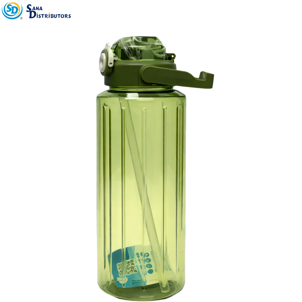 Plastic Water Bottle 2000 mL 11" Ass.colors