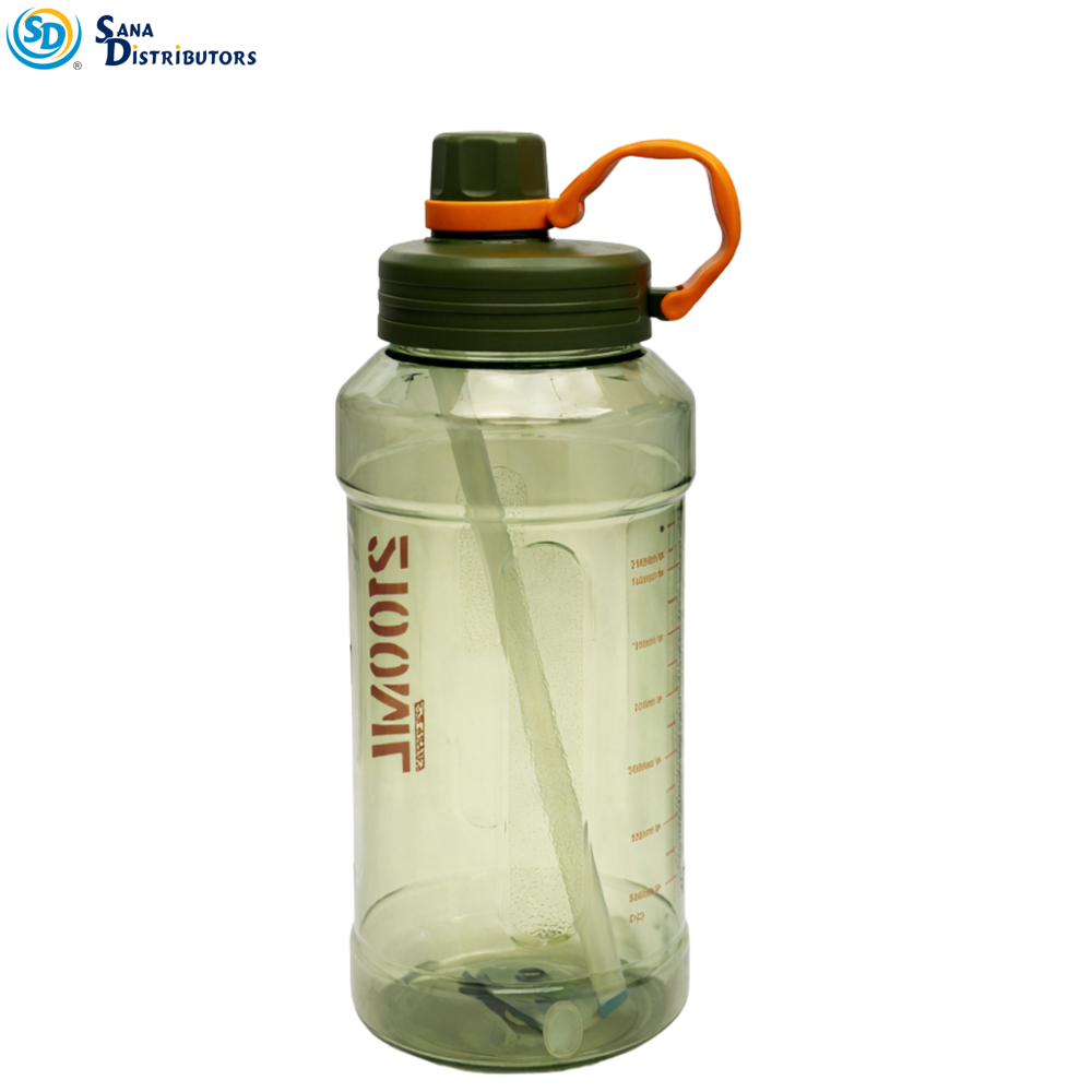 Plastic Water Bottle 2100 mL 11" Ass.colors