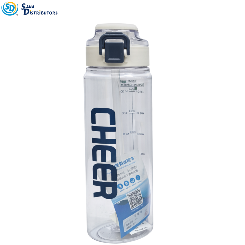 Plastic Water Bottle 910 mL 10" Ass.colors