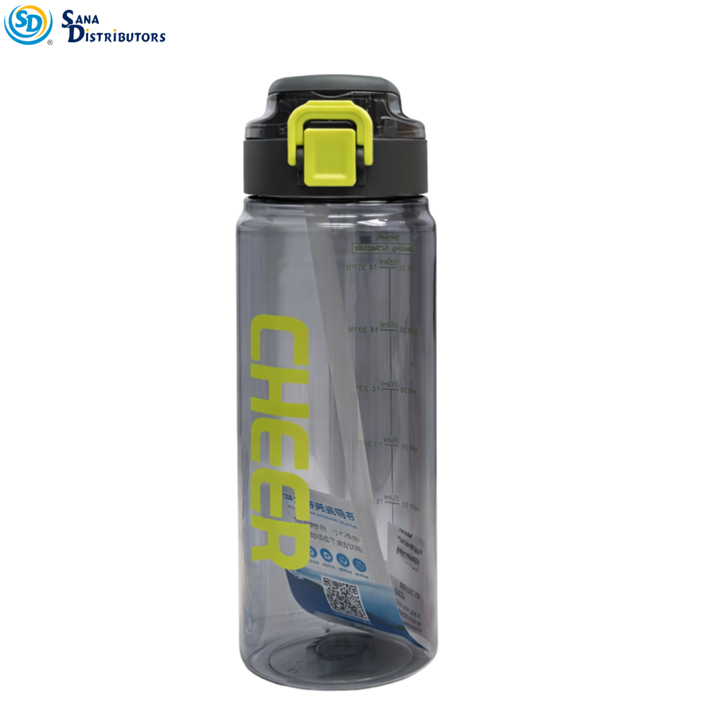 Plastic Water Bottle 910 mL 10" Ass.colors