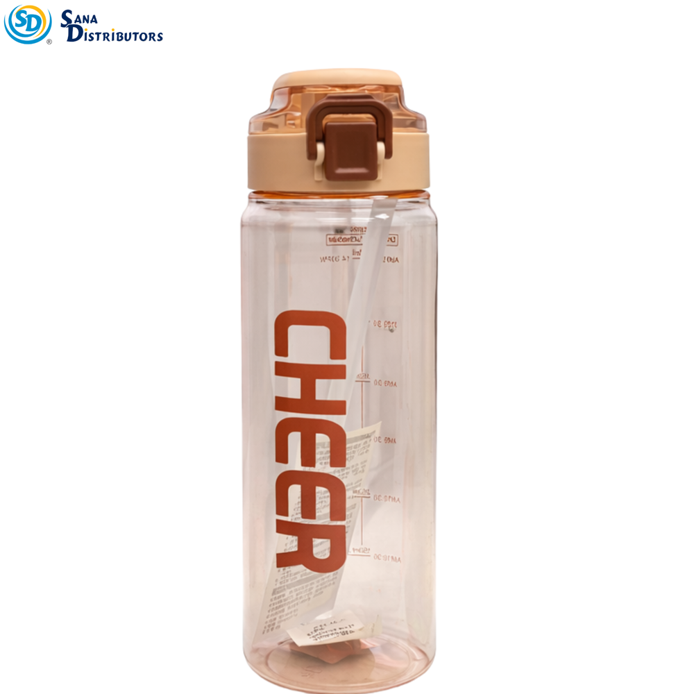 Plastic Water Bottle 910 mL 10" Ass.colors