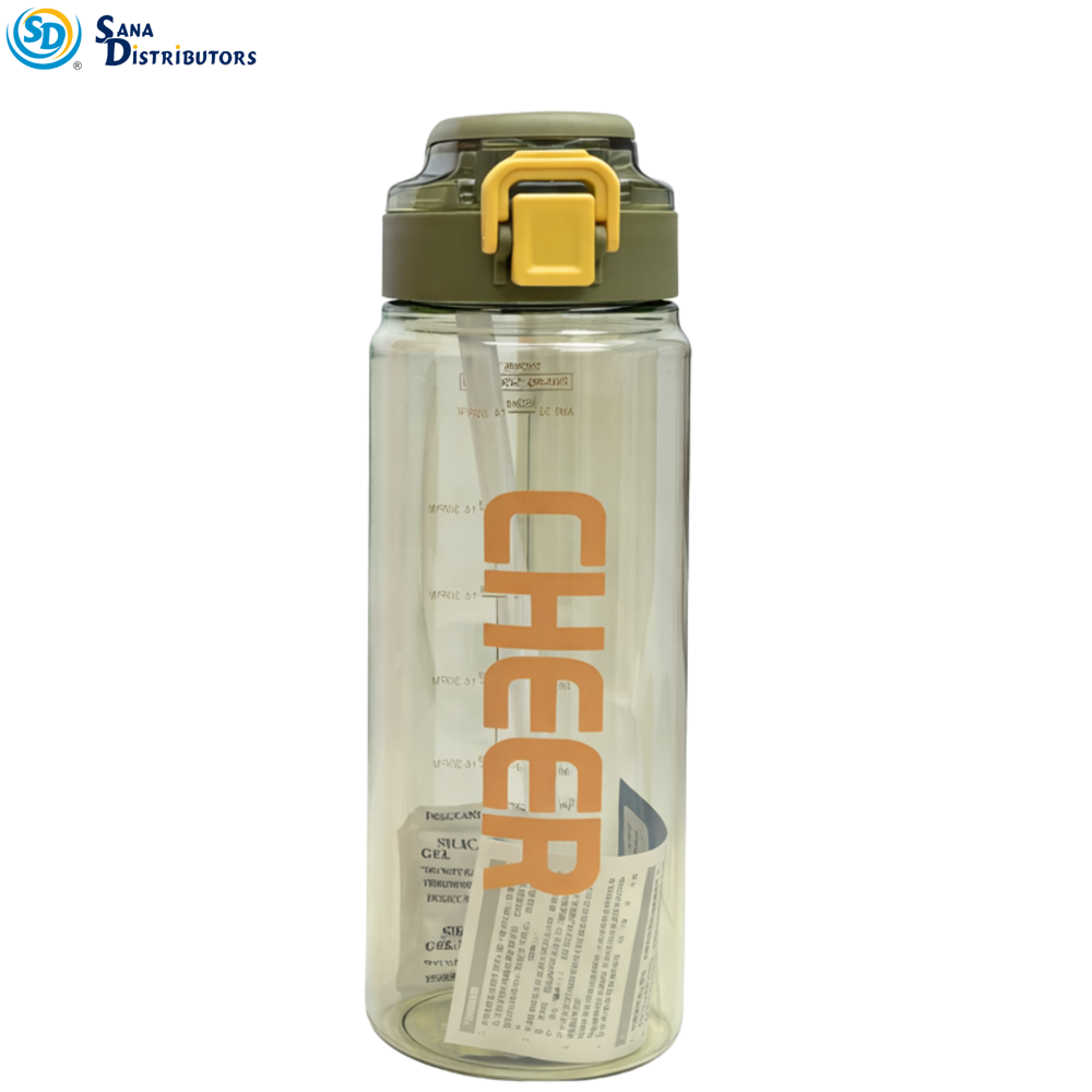 Plastic Water Bottle 910 mL 10" Ass.colors
