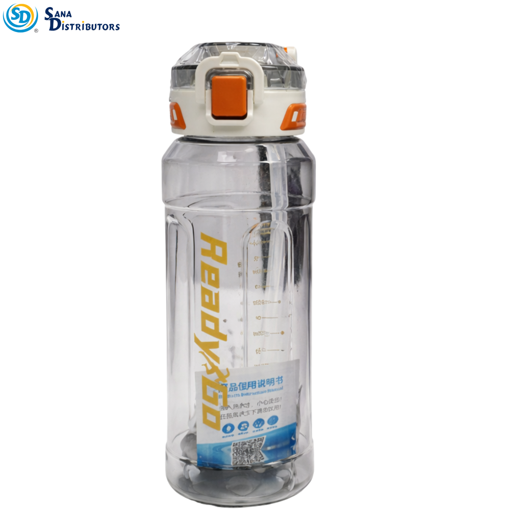 Plastic Water Bottle 1000 mL 9.5" Ass.colors