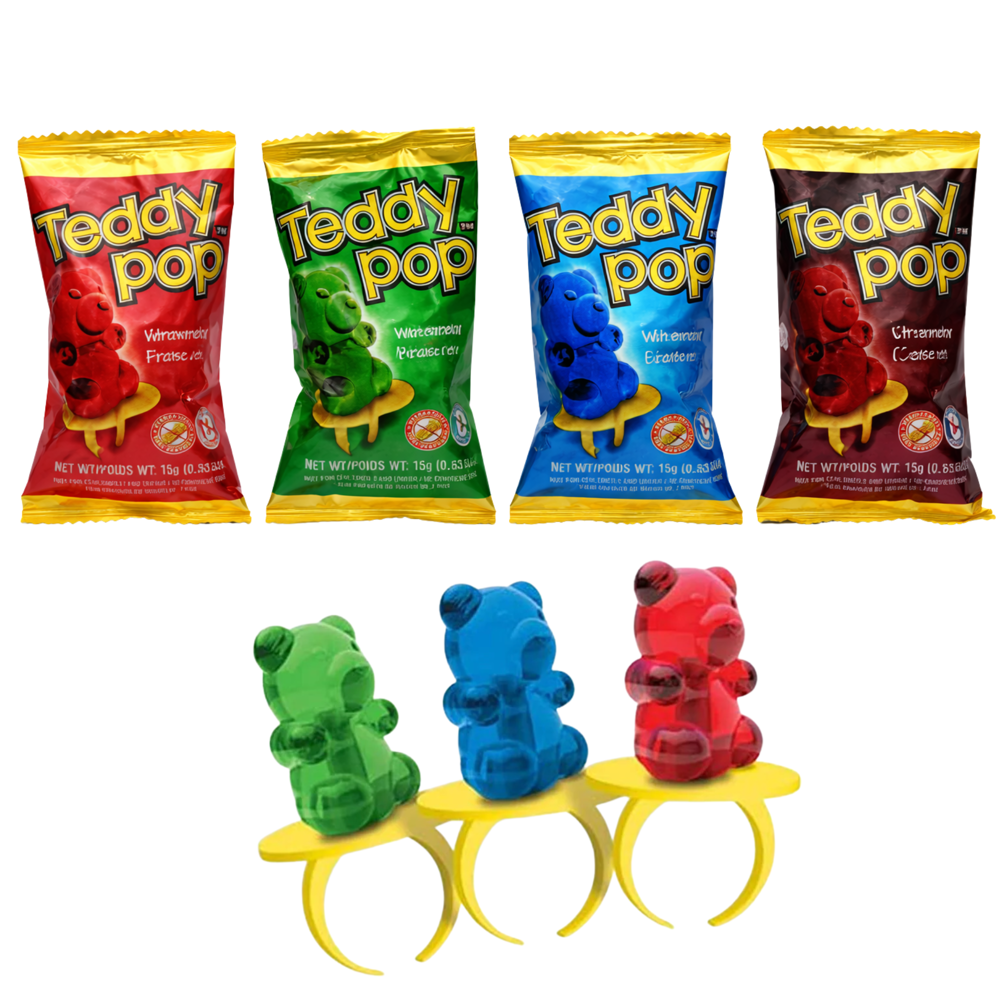 Teddy Pop Jar 30pcs ($0.29 per Unit )