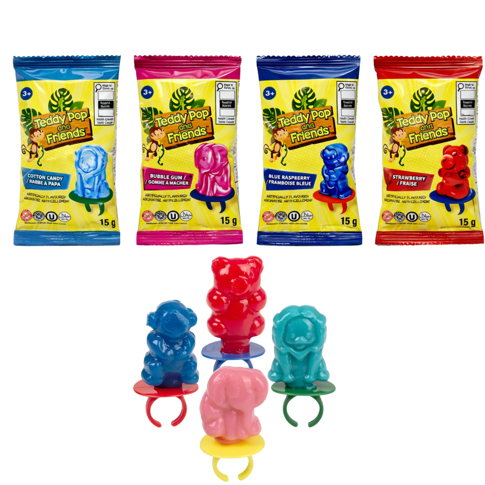 Teddy Pop & Friends Jar 15 g 30pcs ($0.29 per Unit )