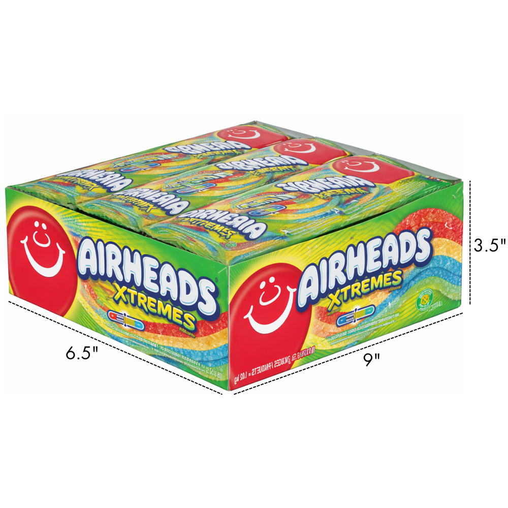 Airheads Xtremes- Rainbow Candy Belts 57 g ($0.94 per Unit ) (exp.05/27)
