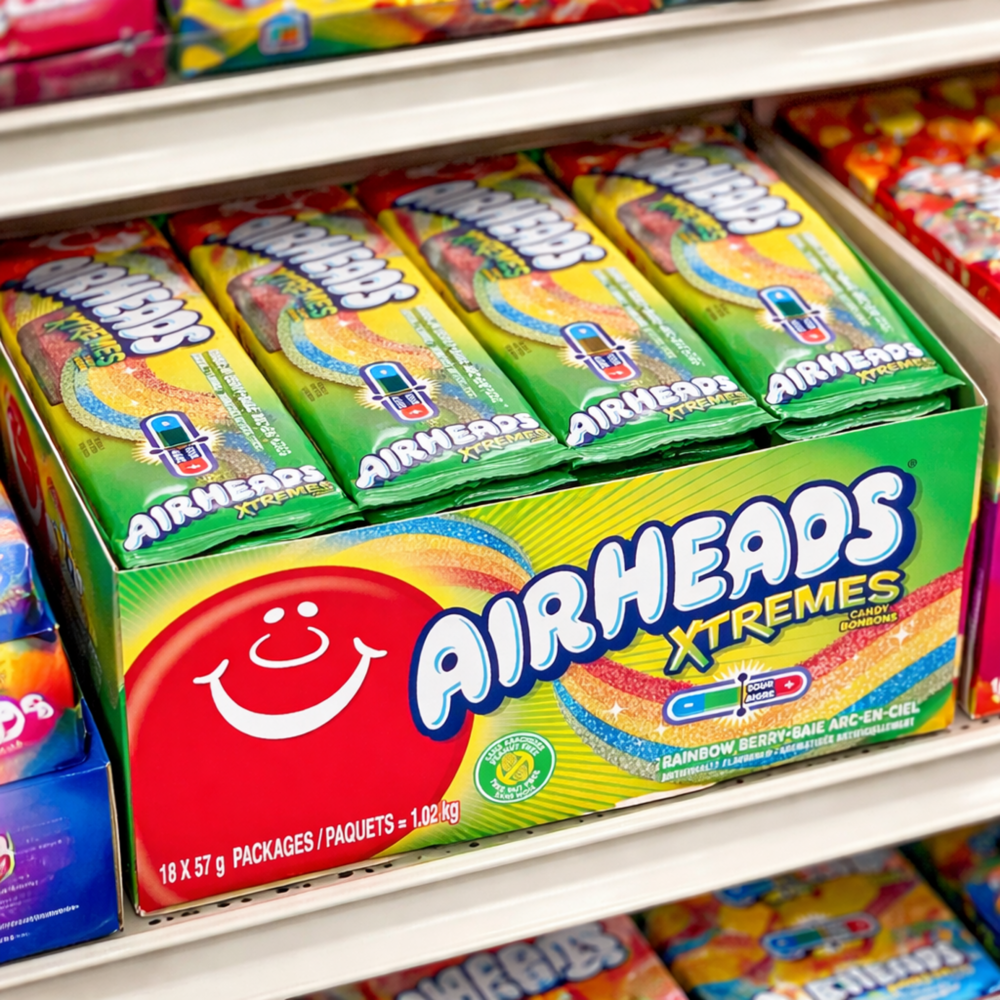 Airheads Xtremes- Rainbow Candy Belts 57 g ($0.94 per Unit ) (exp.05/27)
