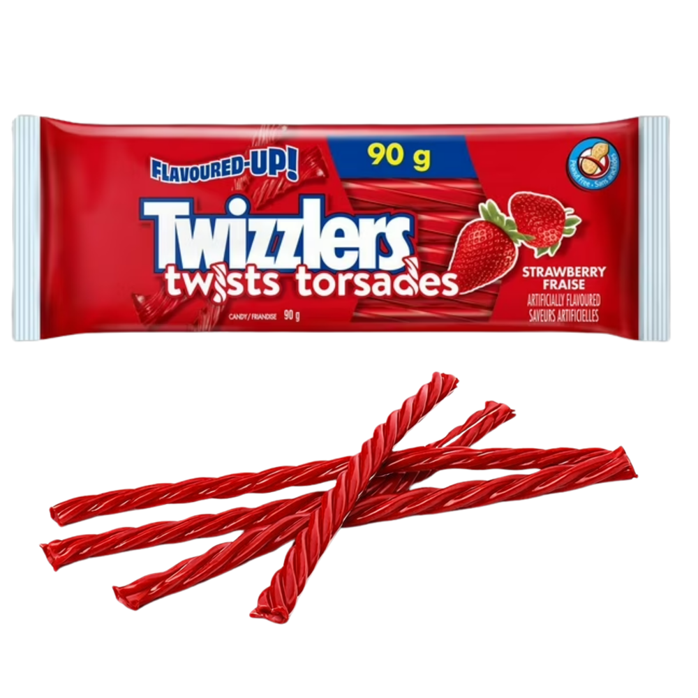 Twizzlers Twists - Strawberry 90 g ($1.12 per Unit) [Exp: 01/2027]